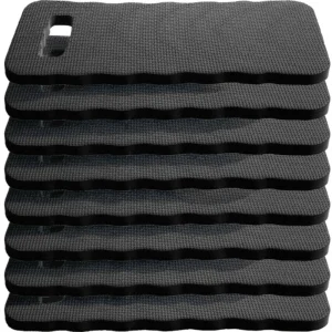 8 Pack Garden Kneeling Pad, Black Thick Foam Knee Pads for Gardening, Waterpr...