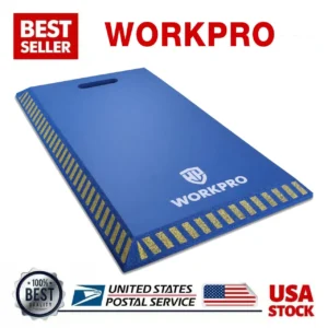 WORKPRO Foam Kneeling Pad Seat Cushion Knee Mat Garden 28 x 16 x 1.2 inch BLUE